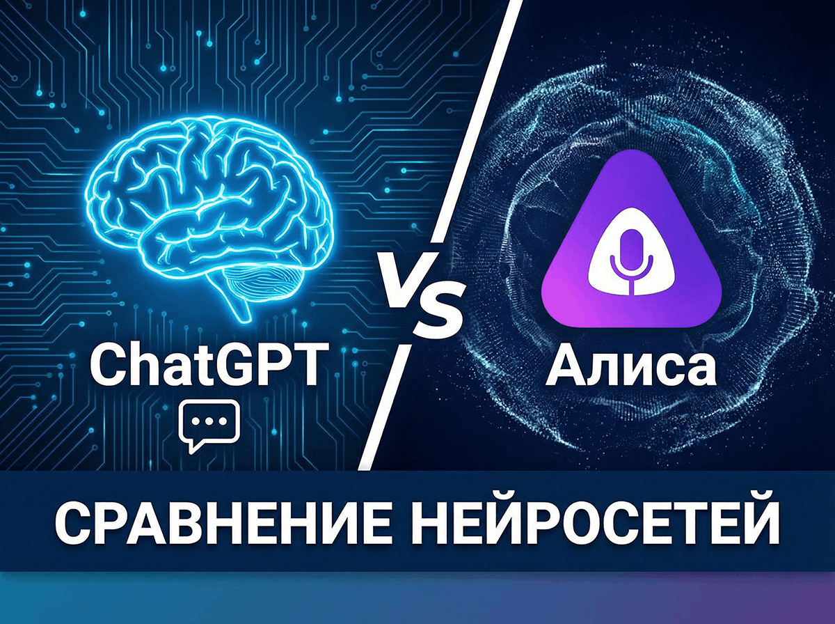 ChatGPT vs Алиса — сравнение нейросетей