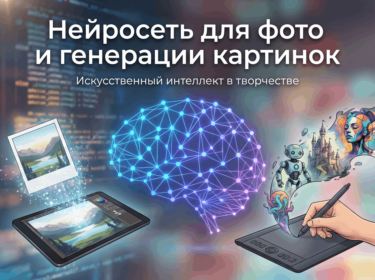 Нейросеть для фото и генерации картинок